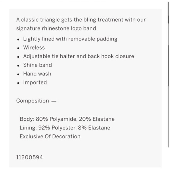 Victoria's Secret Turquoise Bikini Top with Rhinestones - Picture 4 of 4